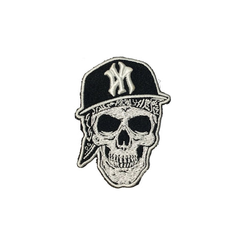 PC3820 - NY Gansta Skull (Iron On)