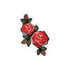 PC3841 - Double Red Rose L (Iron On)