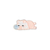 PC3881 - Yawning Sleeping Bear Pig Toon (Iron On)