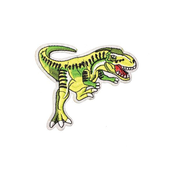 PC3897 - Green Tyrannosaurus Rex T-Rex Dinosaur (Iron On)