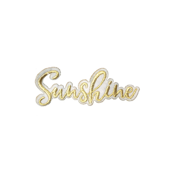 PC3908B - Sunshine Gold Text (Iron On)