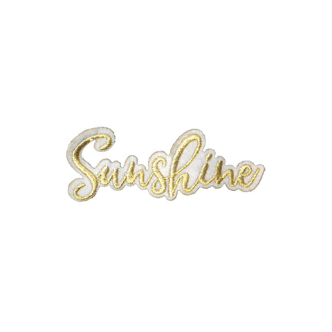 PC3908B - Sunshine Gold Text (Iron On)