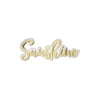 PC3908B - Sunshine Gold Text (Iron On)