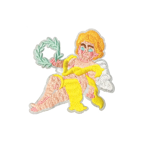 PC3912B - Chill Angel Cherub Relaxing (Iron On)