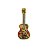 PC3918 - Love And Peace Pattern Guitar (Iron On)