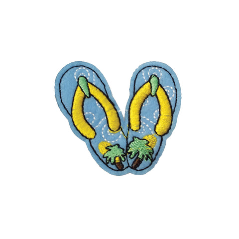 PC3919 - Palm Beach Blue Sandals (Iron On)