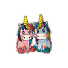 PC3923 - Cute Double Unicorn Friends (Iron On)