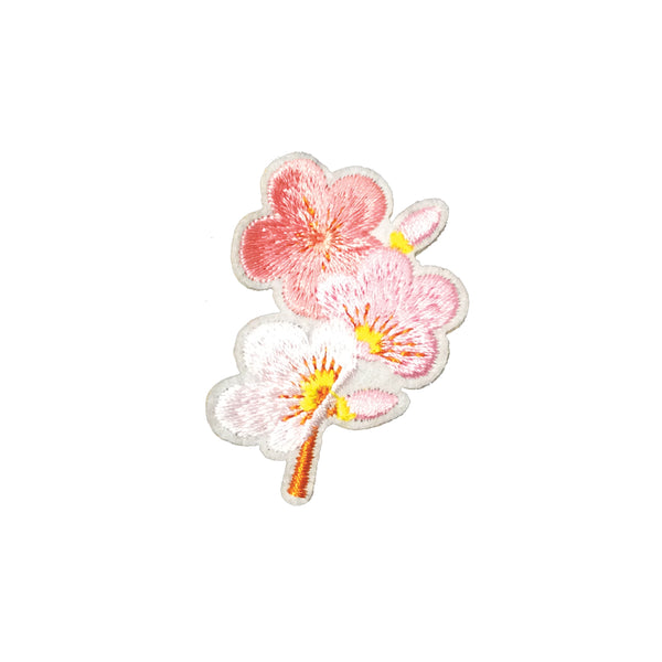 PC3930 - Pink Shades Flower Branch (Iron On)