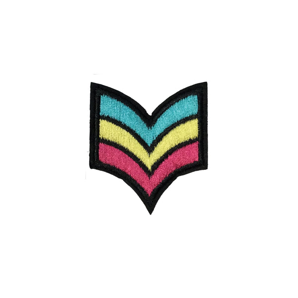 PC3980 - Triple Colour Down Army Stripes (Iron On)