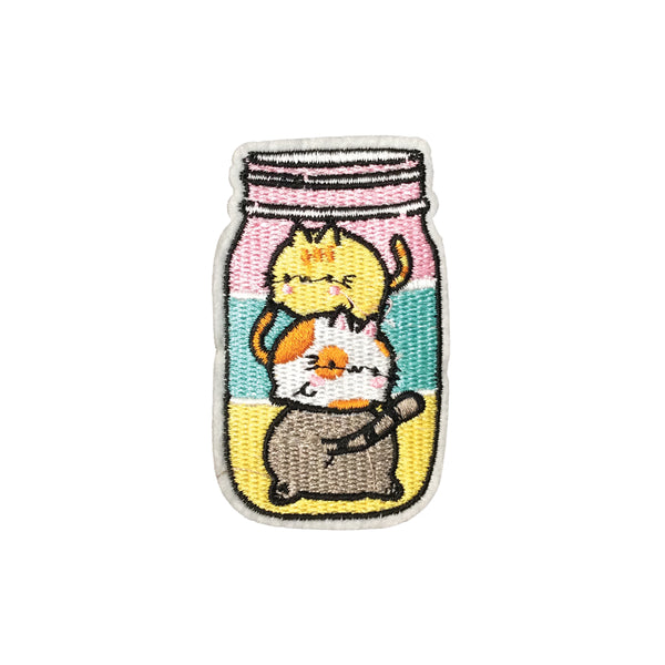 PC3985 - Kitty Cats Jar (Iron On)