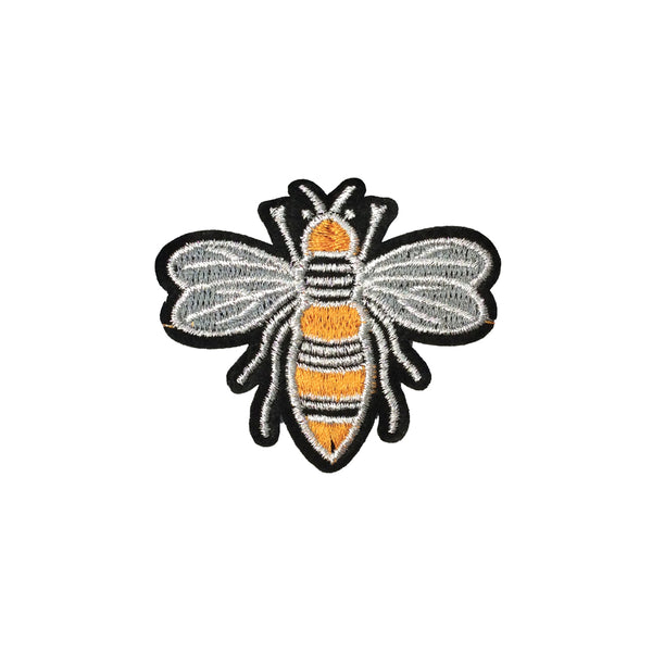 PC3990 - Golden Silver Bee Wasp (Iron On)