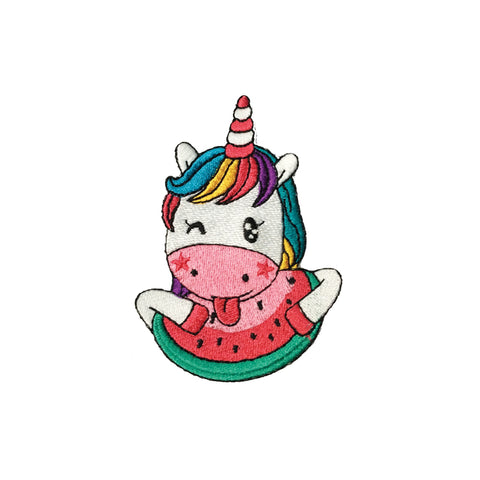 PC3997B - Toon Rainbow Unicorn Watermelon (Iron On)