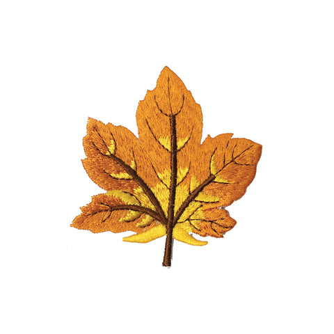 PC4000A - Autumn Leaf Orange Leaves (Iron On)