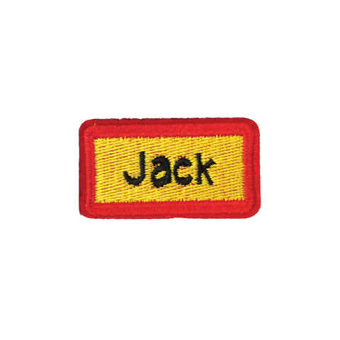PC4013 - Jack Name Tag (Iron On)