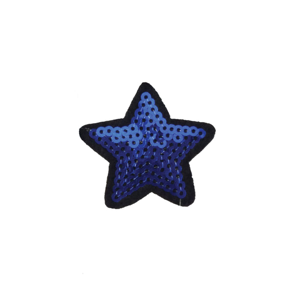 PC4014B - Sequin Blue Star S (Iron On)