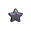 PC4031C - Border Sequin Light Purple Star (Iron On)