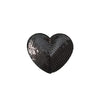 PC4035 - Sequin Black Heart (Iron On)