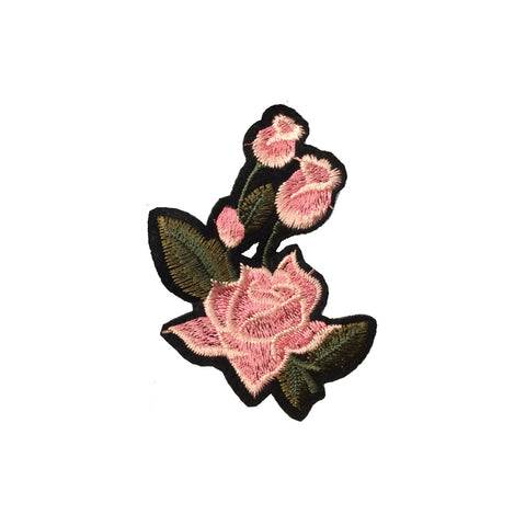 PC4039 - Peach Pink Rose Tulips Flowers (Iron On)
