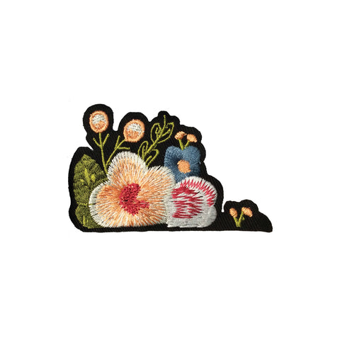 PC4040 - Row Of Flowers (Iron On)