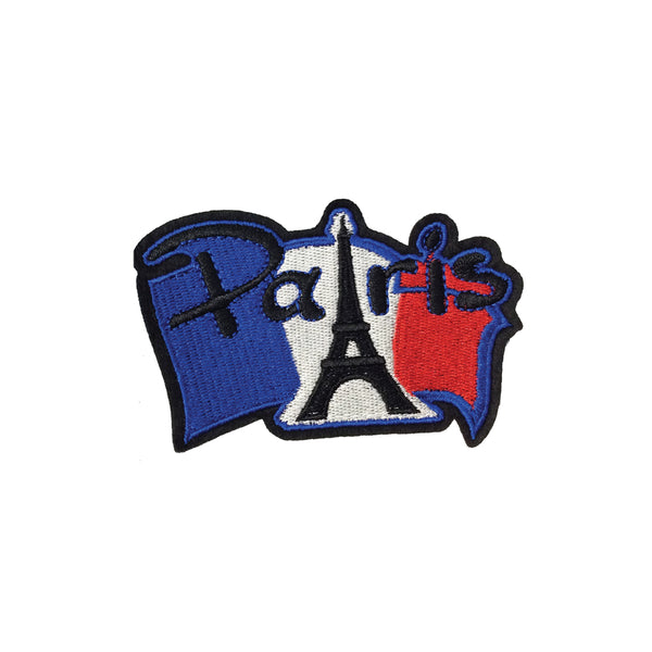 PC4043 - French Flag Eiffel Tower Paris (Iron On)