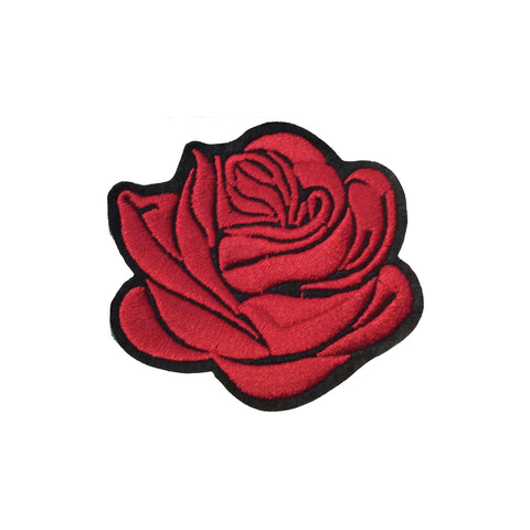 PC4069 - Deep Royal Red Rose (Iron On)