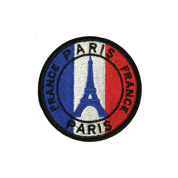 PC4070 - Eiffel Tower French Flag France Paris (Iron On)