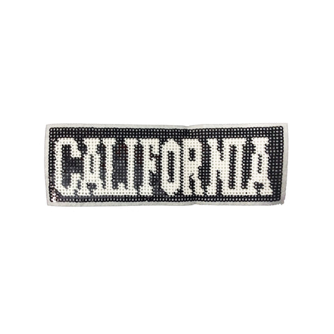 PC4082B - Sequin California Text (Iron On)