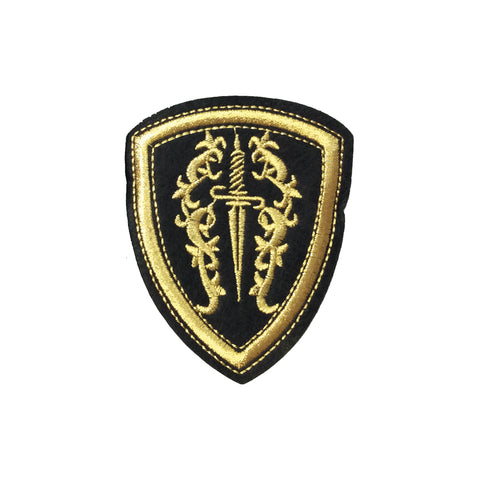 PC4088 - Golden Sword Shield (Iron On)