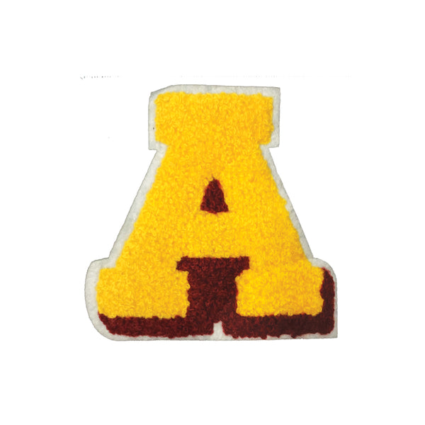 PC4110 - Jersey Style Fur Letter A (Iron On)