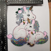 PC4143B - Sequin Fur Baby & Mama Unicorn (Sew On)