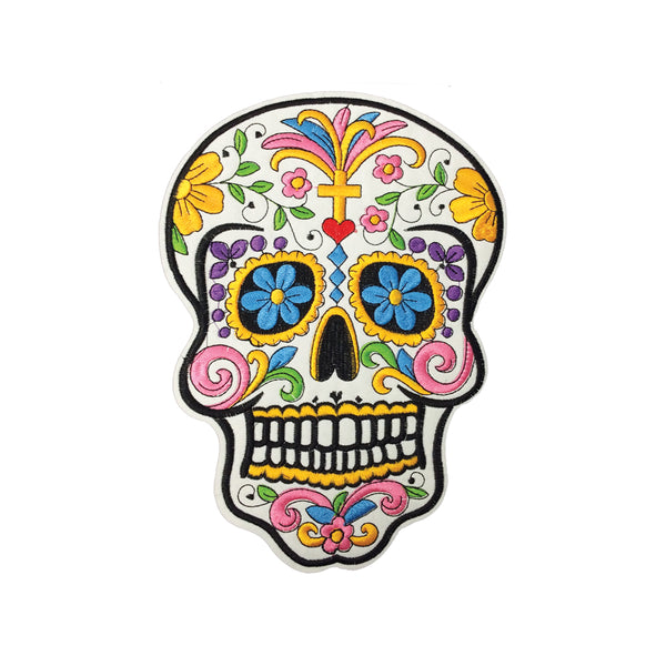 PH5B - Fancy Sugar Skull XXL (Iron on)