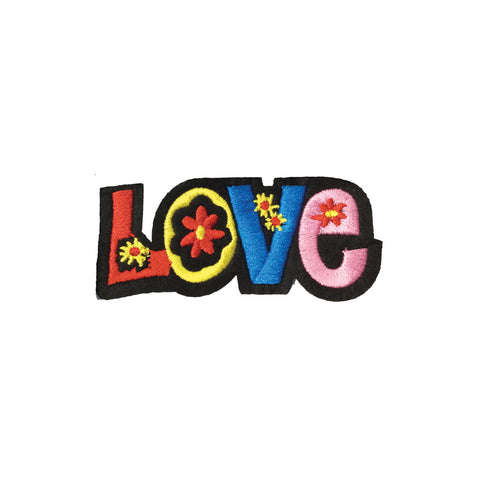 PS1763B - Flowery Love Text (Iron on)