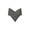 PT1123B - Grey Silver Army Stripes (Iron on)