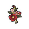 PT1338B - Deep Red Purple Shaded Flowers (Iron On)