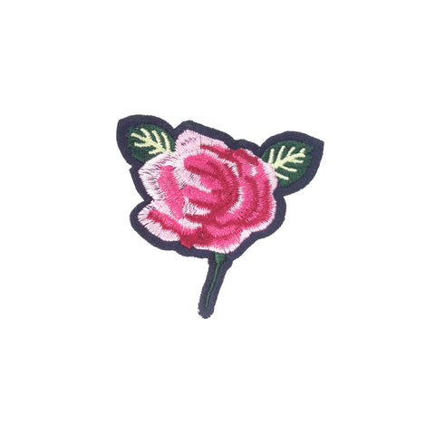 PC3487 - Pink Shaded Rose (Iron On)
