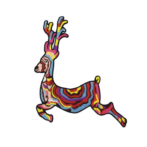 PC3403 - Colourful Christmas Reindeer (Sew On)