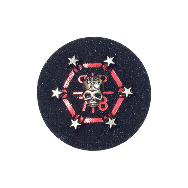 PC3408 - Special Skull Star Glitter (Iron On)
