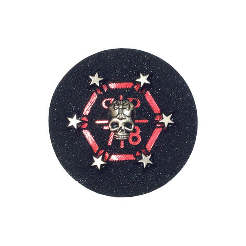 PC3408 - Special Skull Star Glitter (Iron On)