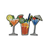 PC3351 - Cocktail Drinks  (Iron On)