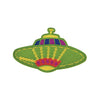 PC3336 - Green Spaceship (Iron On)