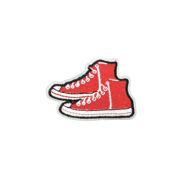 PC3265 - Red Converse Style Trainers (Iron On)