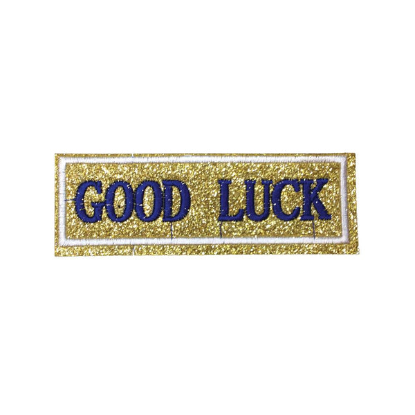 PC3298 - Good Luck Gold Text (Iron On)
