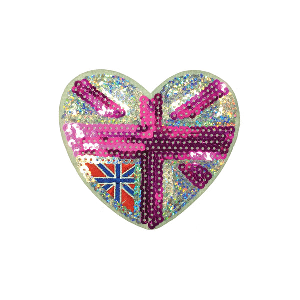 PC3310 - Sequin Union Jack (Iron On)