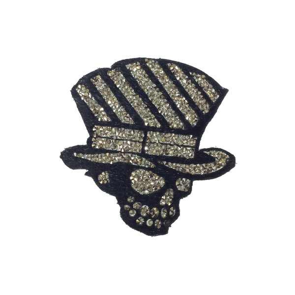 PC3215 - Diamante Skull (Iron On)