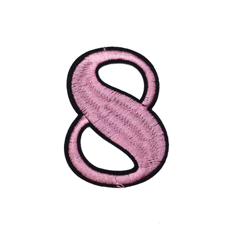 PC3178 - Pink Number Eight (Iron On)