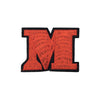 PC3255 - Red Bold Letter M (Iron On)