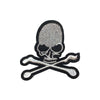 PC2202B - Silver Skull (Iron On)