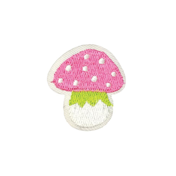 PC3196 - Tiny Pink Mushroom (Iron On)