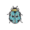 PC3534B - Blue Stone Ladybird (Iron On)