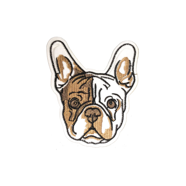 PC3530 - Brown Patch French Bulldog (Iron On)